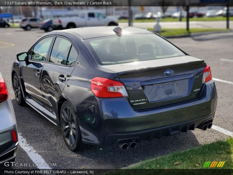 Dark Gray Metallic / Carbon Black 2017 Subaru WRX Premium