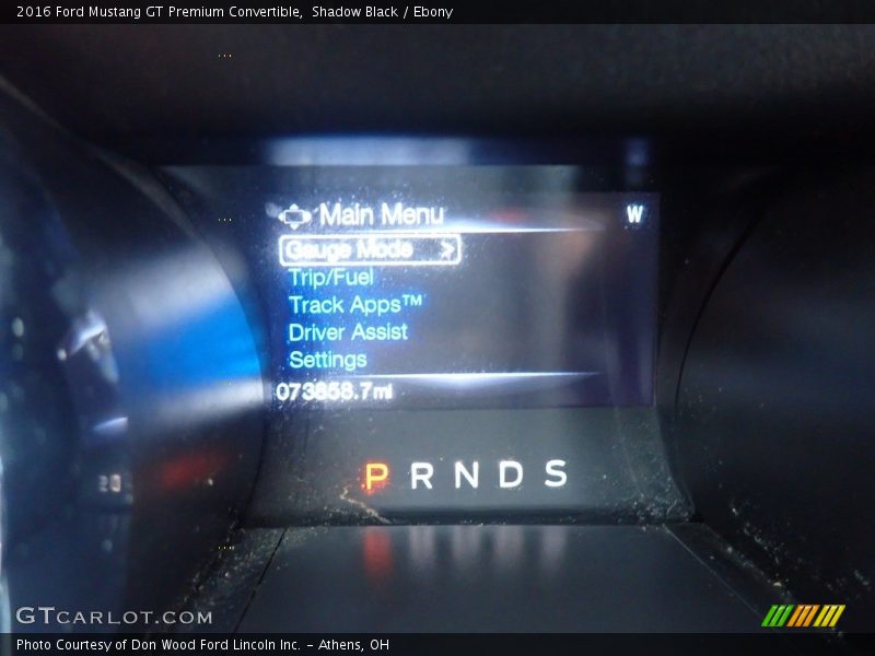 Shadow Black / Ebony 2016 Ford Mustang GT Premium Convertible