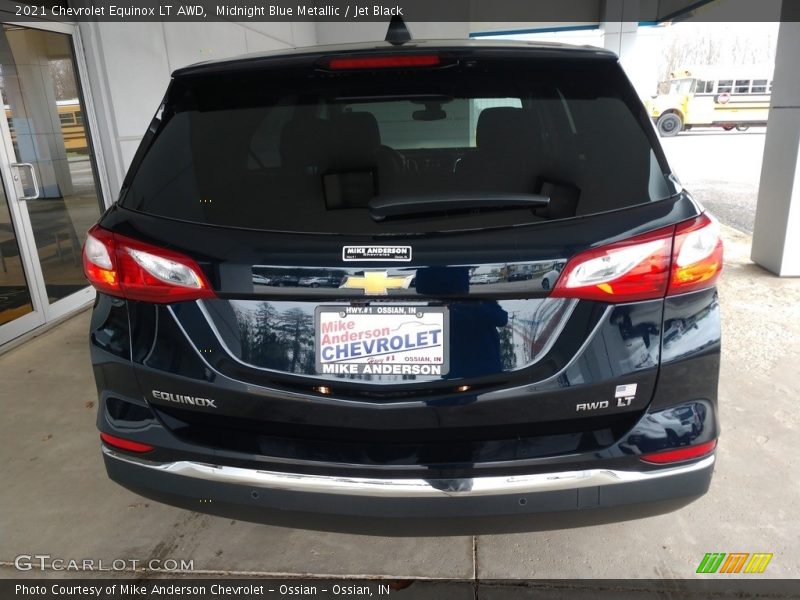 Midnight Blue Metallic / Jet Black 2021 Chevrolet Equinox LT AWD