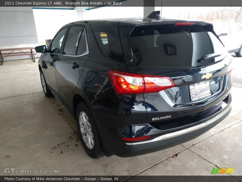 Midnight Blue Metallic / Jet Black 2021 Chevrolet Equinox LT AWD