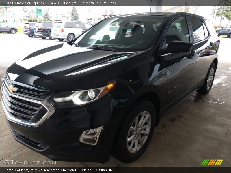 Midnight Blue Metallic / Jet Black 2021 Chevrolet Equinox LT AWD