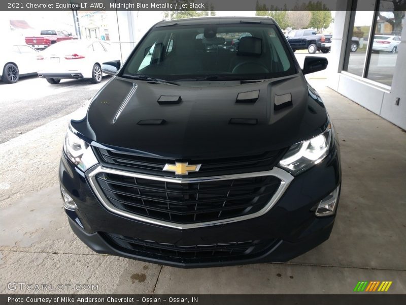 Midnight Blue Metallic / Jet Black 2021 Chevrolet Equinox LT AWD