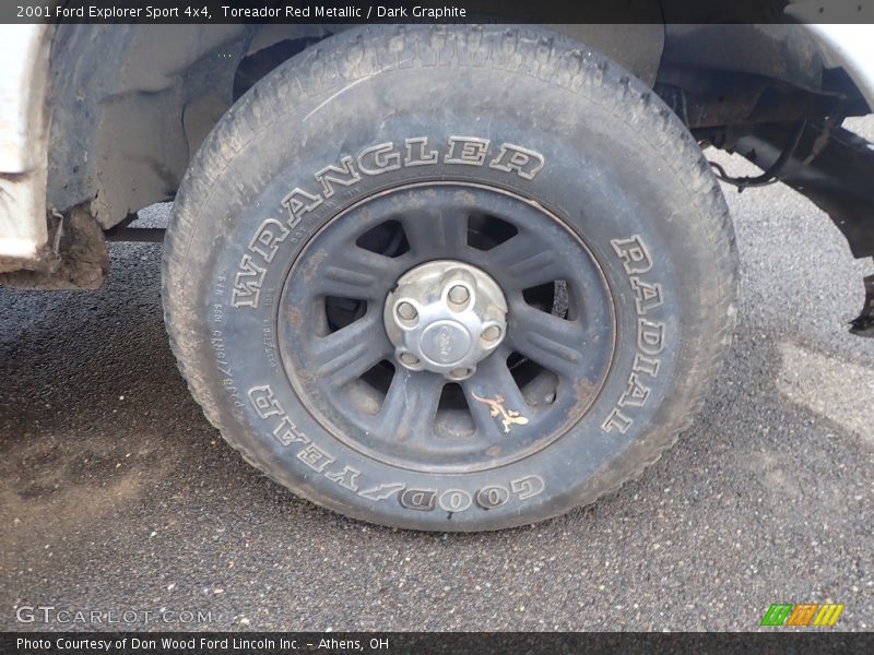 Toreador Red Metallic / Dark Graphite 2001 Ford Explorer Sport 4x4