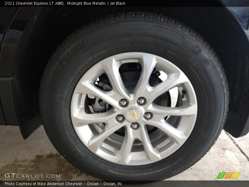 Midnight Blue Metallic / Jet Black 2021 Chevrolet Equinox LT AWD