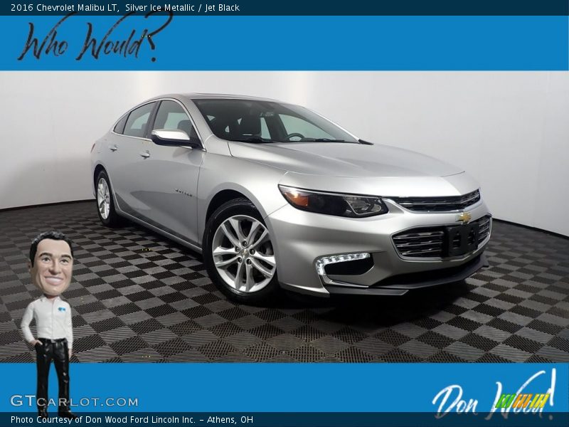 Silver Ice Metallic / Jet Black 2016 Chevrolet Malibu LT