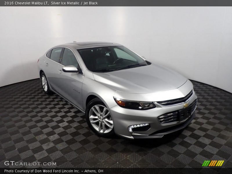 Silver Ice Metallic / Jet Black 2016 Chevrolet Malibu LT