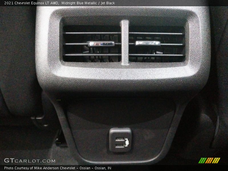 Midnight Blue Metallic / Jet Black 2021 Chevrolet Equinox LT AWD
