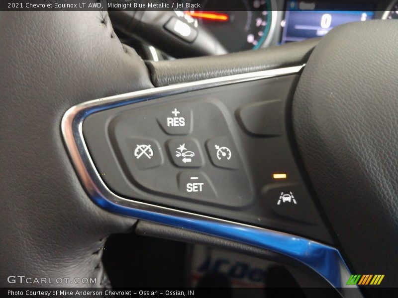 Midnight Blue Metallic / Jet Black 2021 Chevrolet Equinox LT AWD