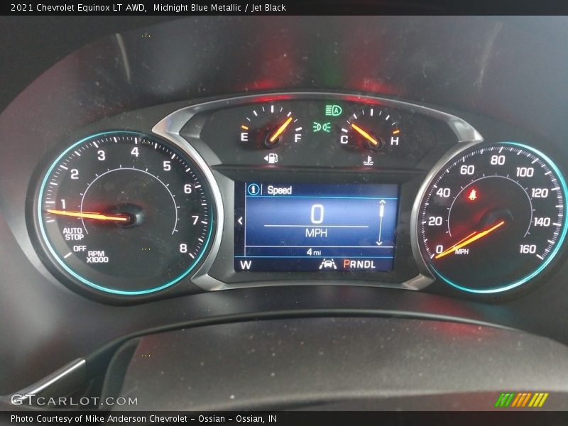Midnight Blue Metallic / Jet Black 2021 Chevrolet Equinox LT AWD