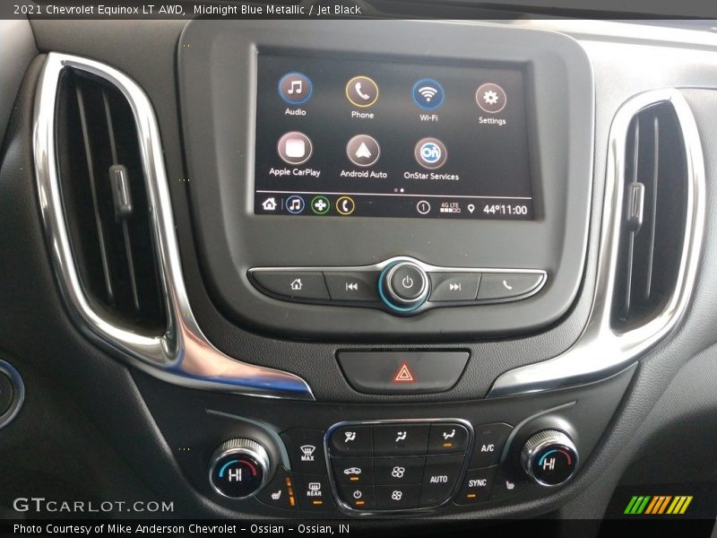 Midnight Blue Metallic / Jet Black 2021 Chevrolet Equinox LT AWD
