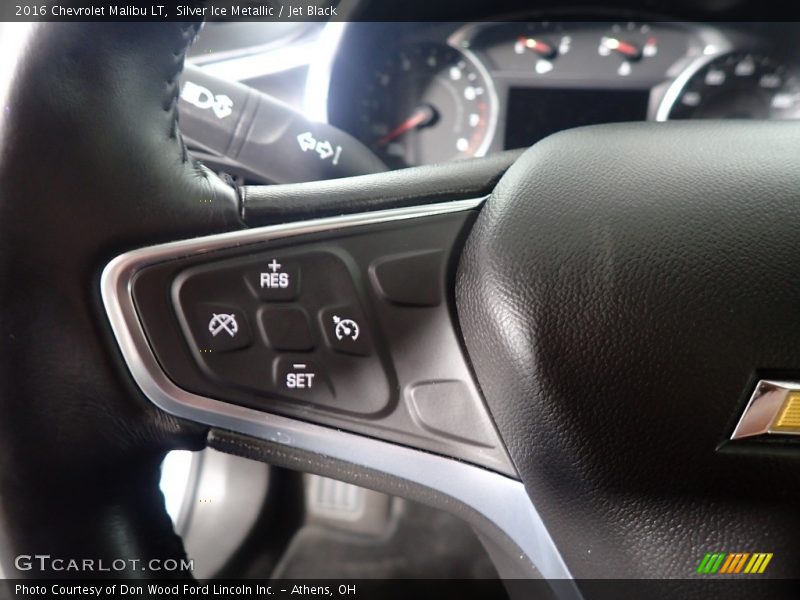 Silver Ice Metallic / Jet Black 2016 Chevrolet Malibu LT