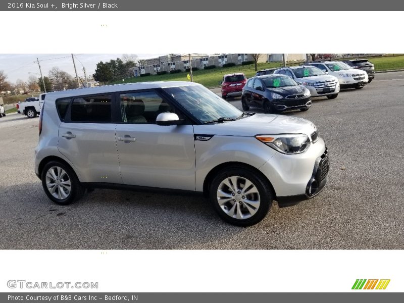 Bright Silver / Black 2016 Kia Soul +