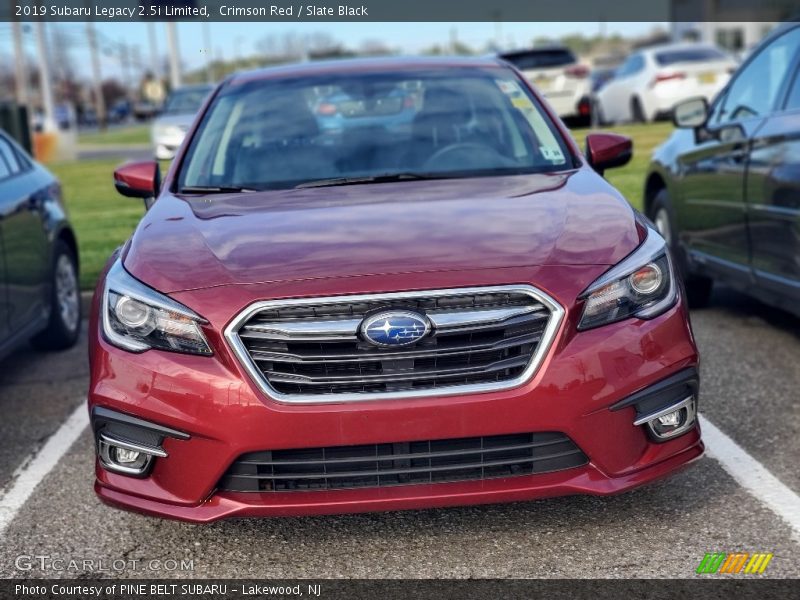 Crimson Red / Slate Black 2019 Subaru Legacy 2.5i Limited