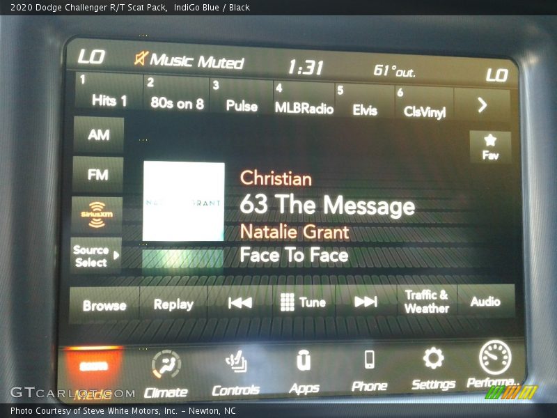 IndiGo Blue / Black 2020 Dodge Challenger R/T Scat Pack