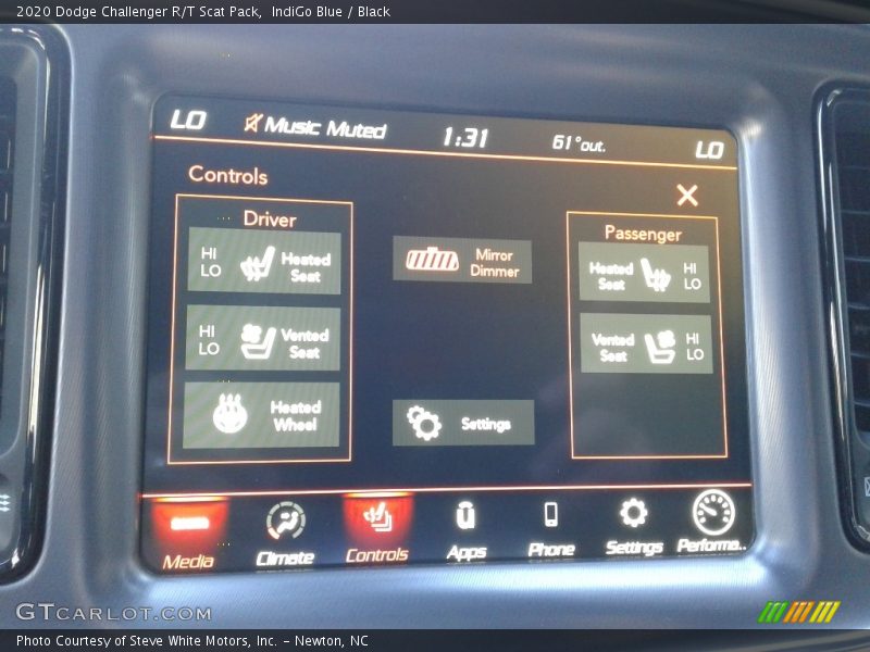 IndiGo Blue / Black 2020 Dodge Challenger R/T Scat Pack