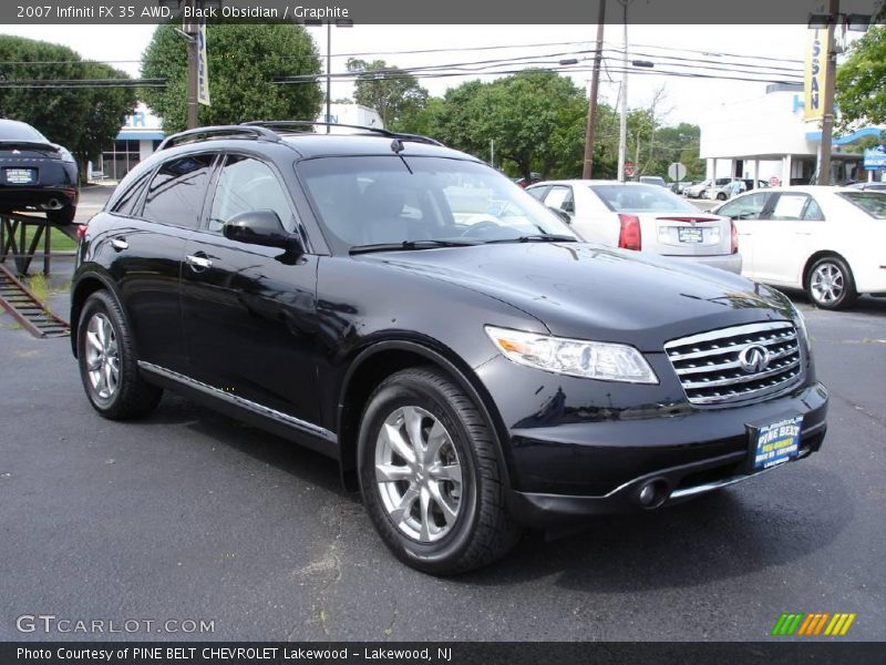 Black Obsidian / Graphite 2007 Infiniti FX 35 AWD