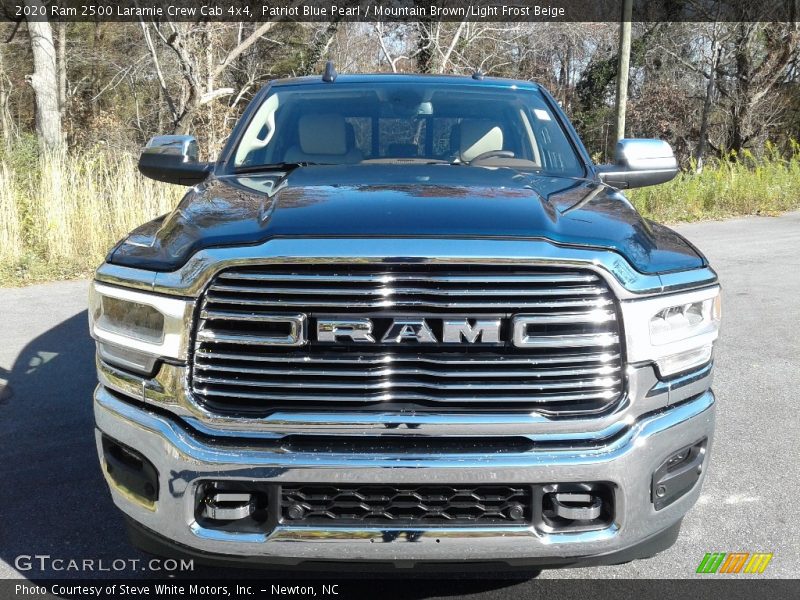 Patriot Blue Pearl / Mountain Brown/Light Frost Beige 2020 Ram 2500 Laramie Crew Cab 4x4