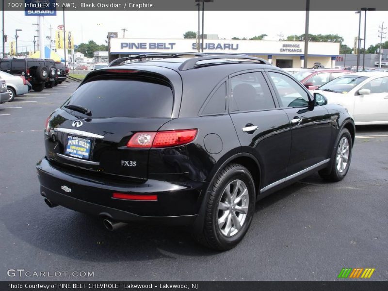 Black Obsidian / Graphite 2007 Infiniti FX 35 AWD