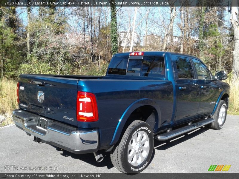 Patriot Blue Pearl / Mountain Brown/Light Frost Beige 2020 Ram 2500 Laramie Crew Cab 4x4