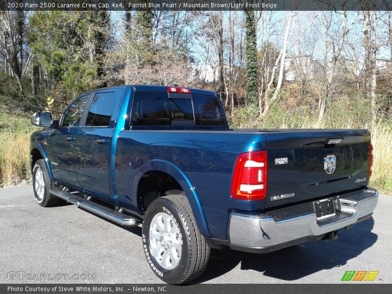 Patriot Blue Pearl / Mountain Brown/Light Frost Beige 2020 Ram 2500 Laramie Crew Cab 4x4
