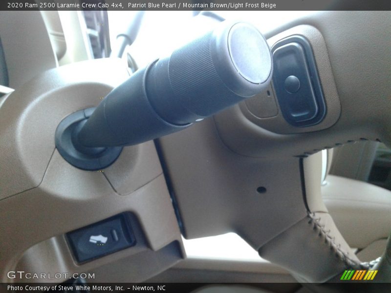 Patriot Blue Pearl / Mountain Brown/Light Frost Beige 2020 Ram 2500 Laramie Crew Cab 4x4