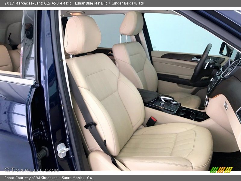 Lunar Blue Metallic / Ginger Beige/Black 2017 Mercedes-Benz GLS 450 4Matic
