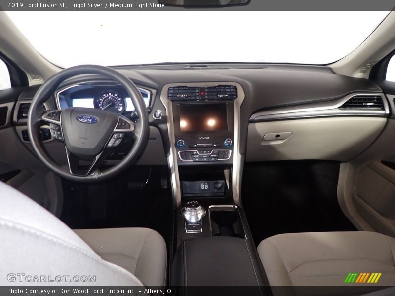 Ingot Silver / Medium Light Stone 2019 Ford Fusion SE