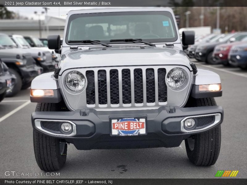 Billet Silver Metallic / Black 2021 Jeep Gladiator Sport 4x4