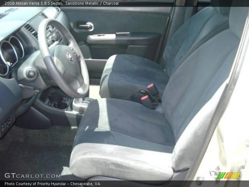 Sandstone Metallic / Charcoal 2008 Nissan Versa 1.8 S Sedan