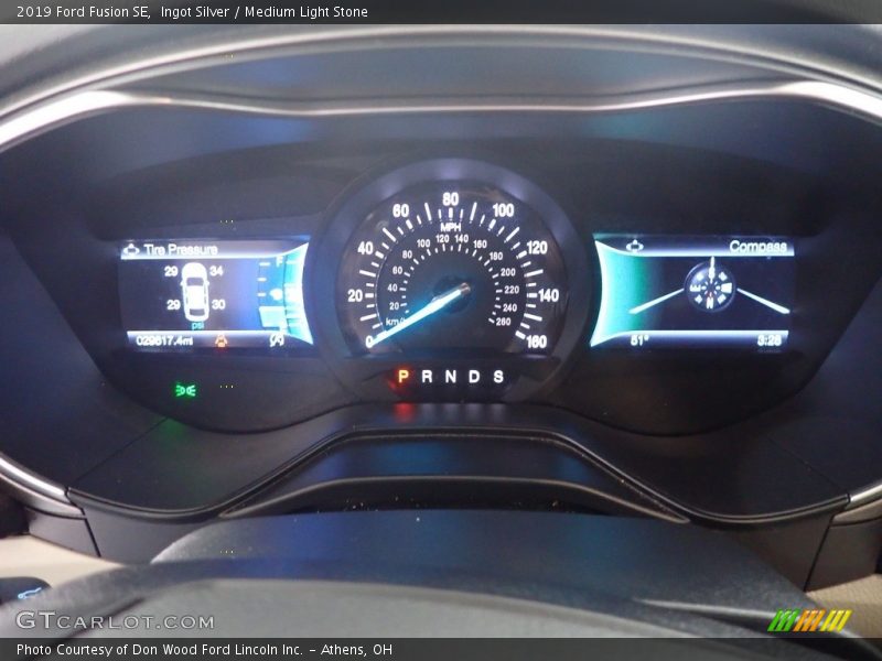 Ingot Silver / Medium Light Stone 2019 Ford Fusion SE