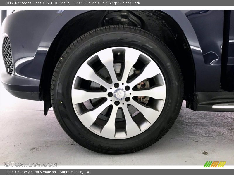 Lunar Blue Metallic / Ginger Beige/Black 2017 Mercedes-Benz GLS 450 4Matic
