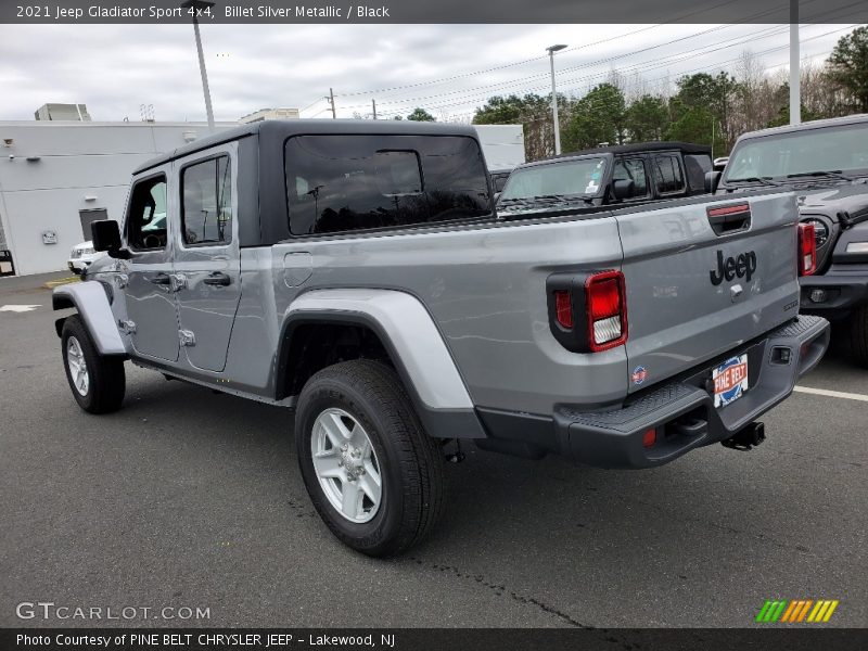 Billet Silver Metallic / Black 2021 Jeep Gladiator Sport 4x4