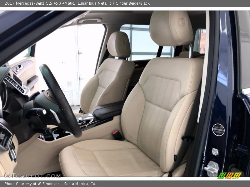 Lunar Blue Metallic / Ginger Beige/Black 2017 Mercedes-Benz GLS 450 4Matic