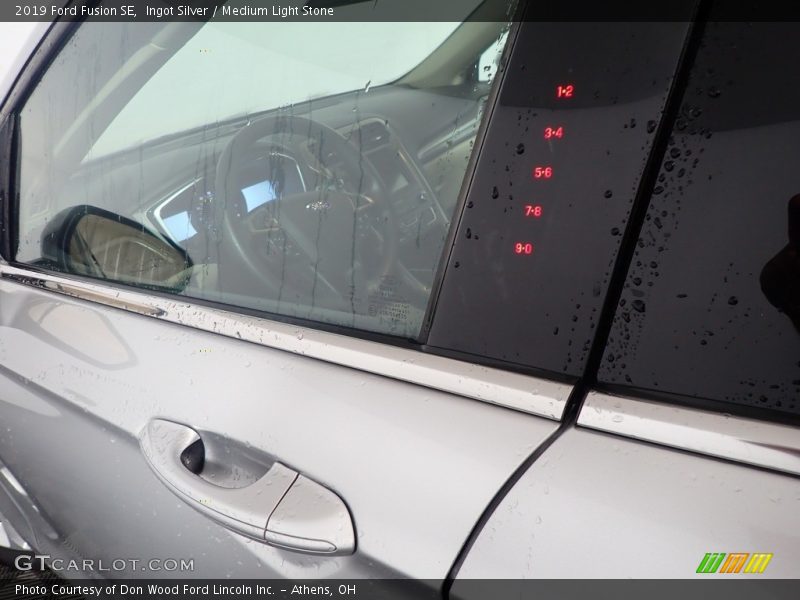 Ingot Silver / Medium Light Stone 2019 Ford Fusion SE