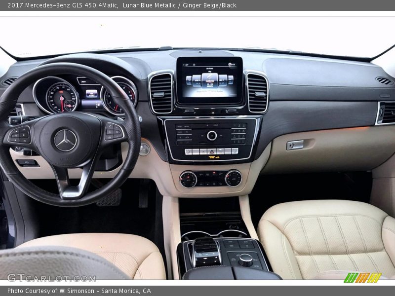 Lunar Blue Metallic / Ginger Beige/Black 2017 Mercedes-Benz GLS 450 4Matic