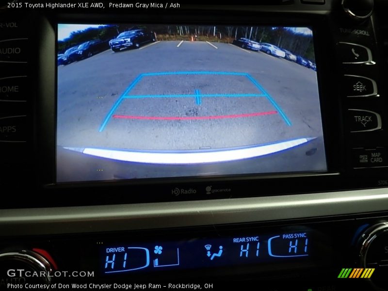 Predawn Gray Mica / Ash 2015 Toyota Highlander XLE AWD