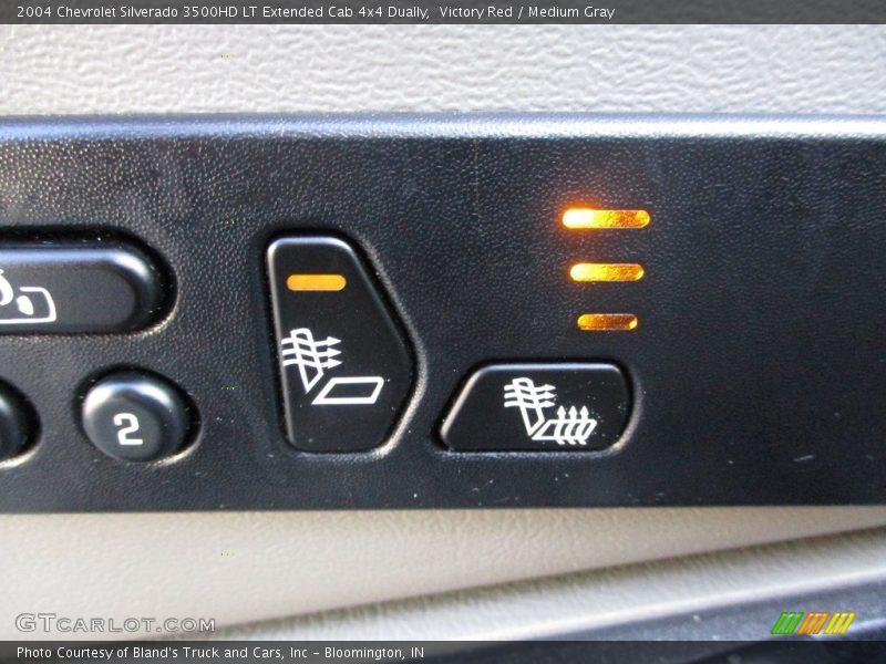 Victory Red / Medium Gray 2004 Chevrolet Silverado 3500HD LT Extended Cab 4x4 Dually