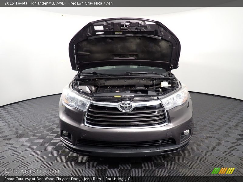 Predawn Gray Mica / Ash 2015 Toyota Highlander XLE AWD