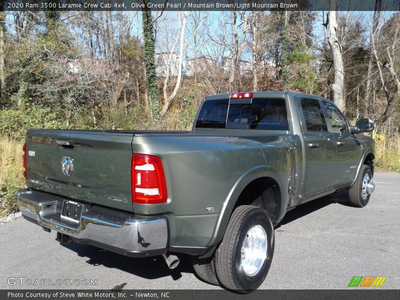 Olive Green Pearl / Mountain Brown/Light Mountain Brown 2020 Ram 3500 Laramie Crew Cab 4x4