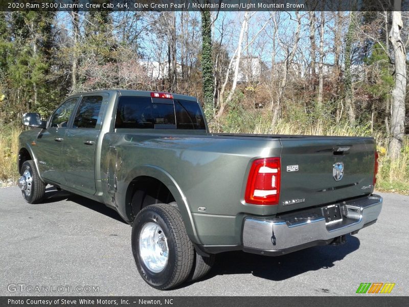 Olive Green Pearl / Mountain Brown/Light Mountain Brown 2020 Ram 3500 Laramie Crew Cab 4x4