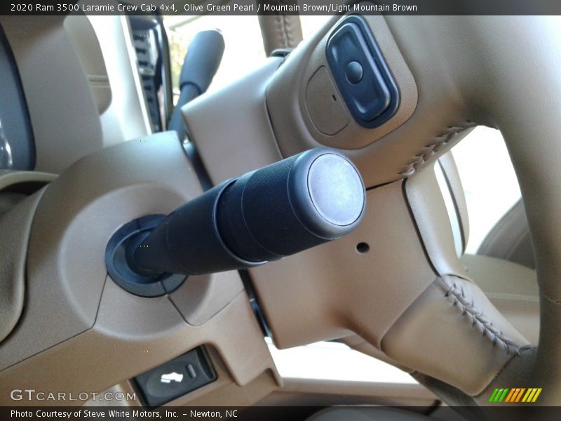 Olive Green Pearl / Mountain Brown/Light Mountain Brown 2020 Ram 3500 Laramie Crew Cab 4x4