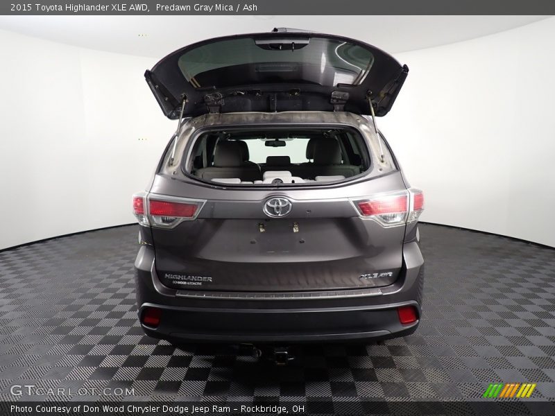 Predawn Gray Mica / Ash 2015 Toyota Highlander XLE AWD