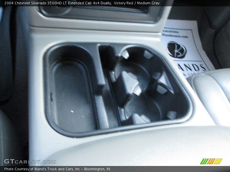 Victory Red / Medium Gray 2004 Chevrolet Silverado 3500HD LT Extended Cab 4x4 Dually