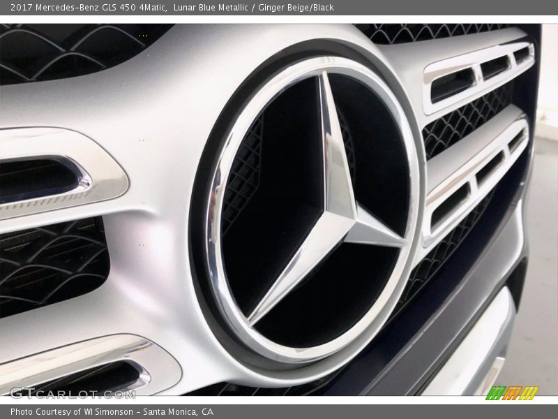 Lunar Blue Metallic / Ginger Beige/Black 2017 Mercedes-Benz GLS 450 4Matic