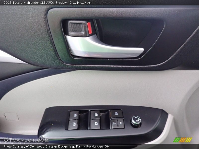 Predawn Gray Mica / Ash 2015 Toyota Highlander XLE AWD