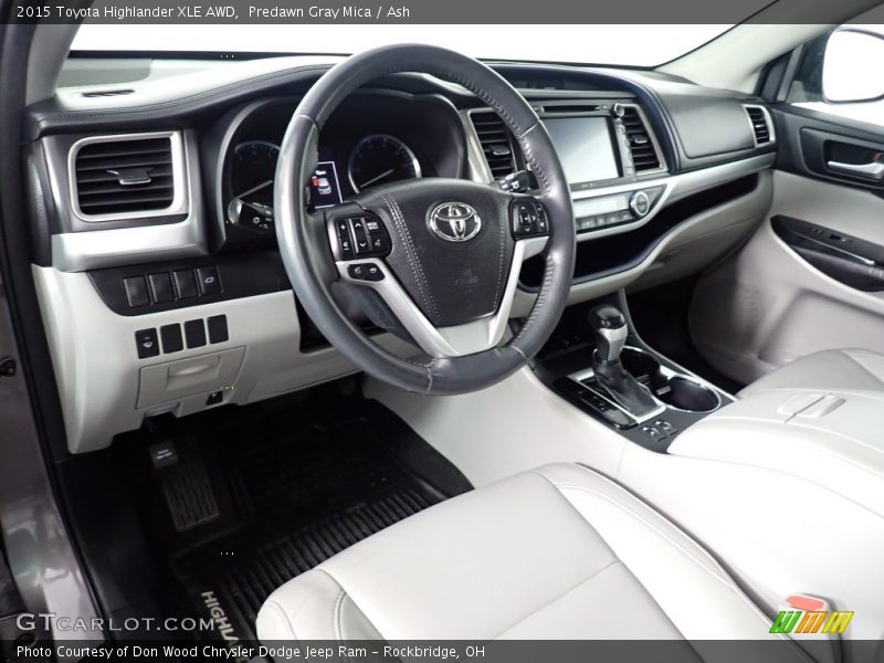 Predawn Gray Mica / Ash 2015 Toyota Highlander XLE AWD