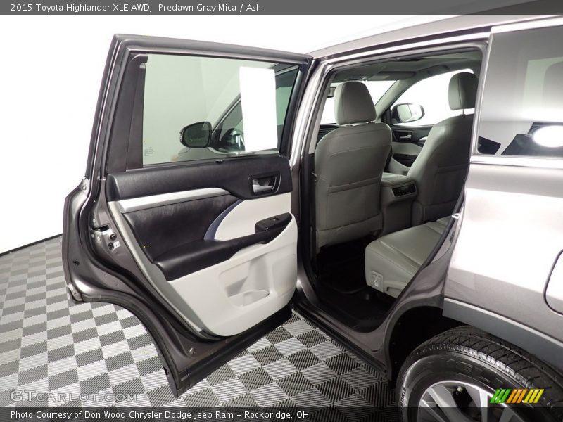 Predawn Gray Mica / Ash 2015 Toyota Highlander XLE AWD