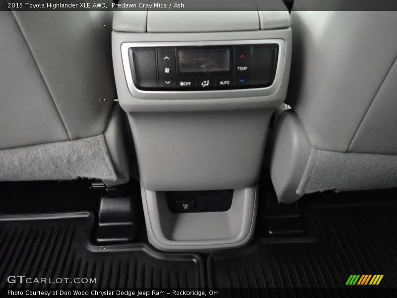 Predawn Gray Mica / Ash 2015 Toyota Highlander XLE AWD