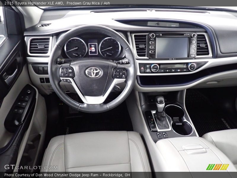 Predawn Gray Mica / Ash 2015 Toyota Highlander XLE AWD