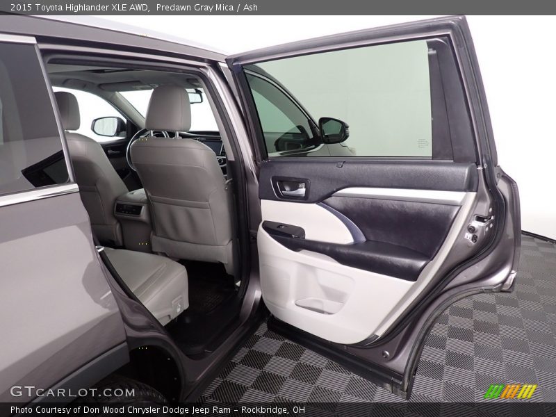 Predawn Gray Mica / Ash 2015 Toyota Highlander XLE AWD